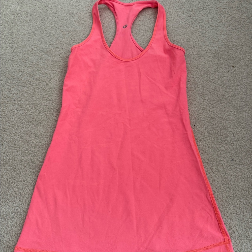 Lululemon Athletica Pink Fitted Sleeveless Tank Top
